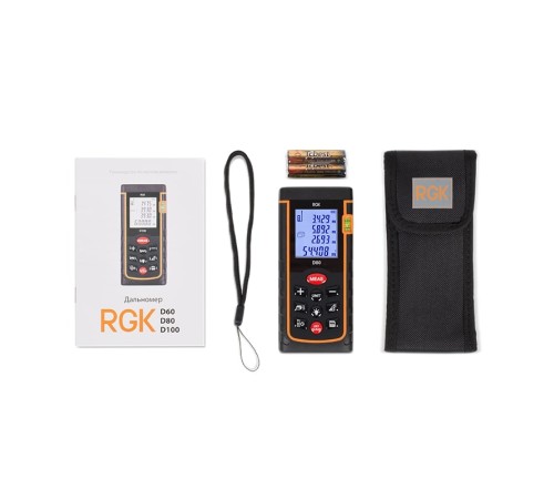 Лазерный дальномер RGK D80 Лазерный дальномер RGK D80