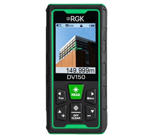 Лазерный дальномер с видоискателем RGK DV150 Лазерный дальномер с видоискателем RGK DV150