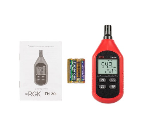 Термогигрометр RGK TH-20 с поверкой Термогигрометр RGK TH-20 с поверкой