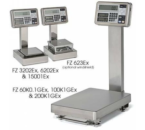 Взрывобезопасные весы ViBRA FZ100K1GEx-i02 Взрывобезопасные весы ViBRA FZ100K1GEx-i02